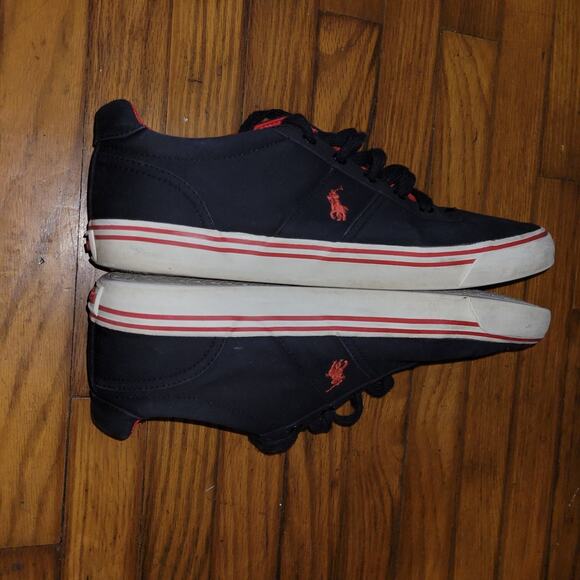 Polo Ralph Lauren Mens Hanford Sneakers Tennis Shoes Canvas Size 13D - Picture 3 of 10